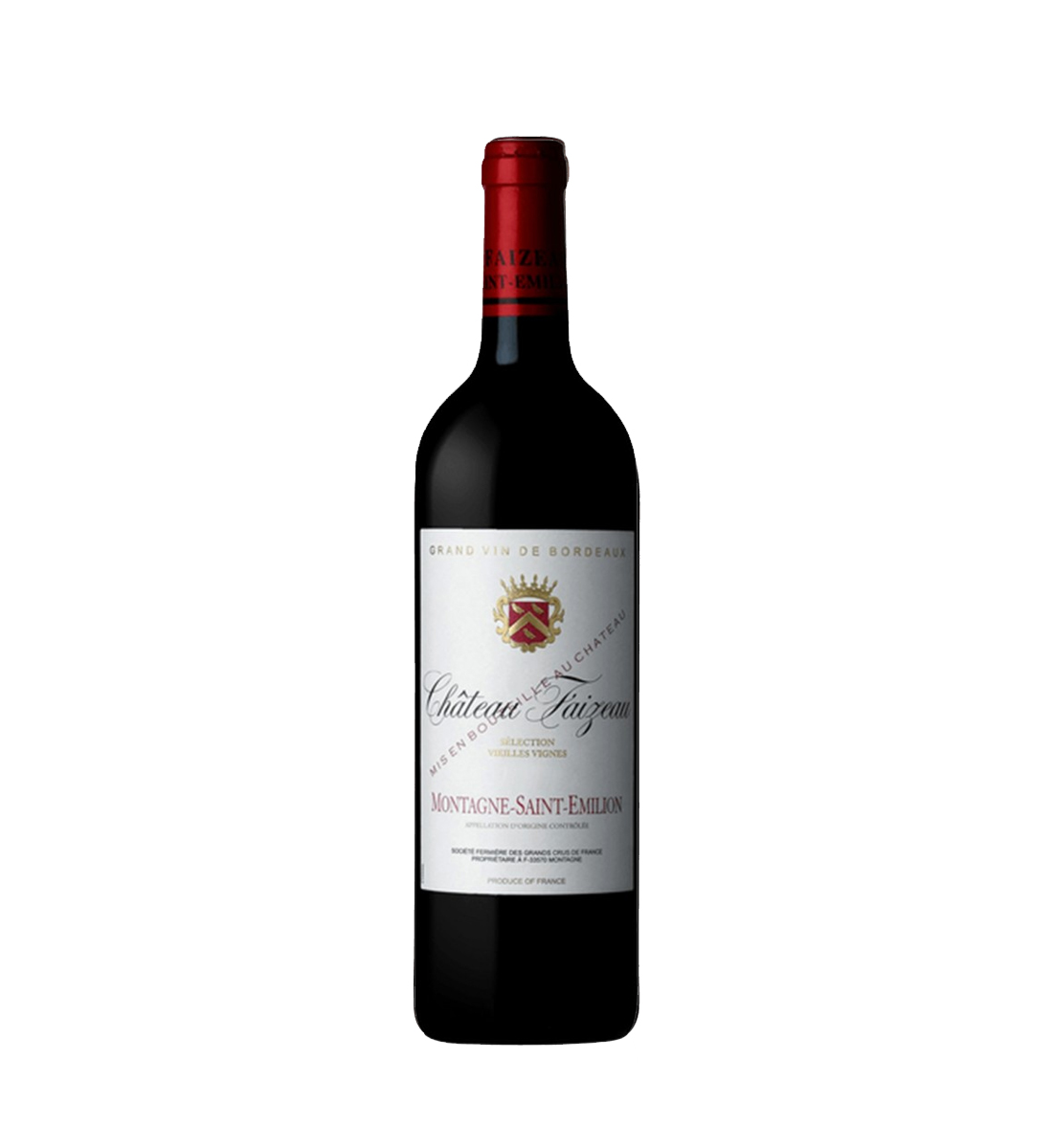 Chateau Faizeau Montagne Saint Emilion Bordeaux - Vin Rosu Sec - Franta - 0.75L